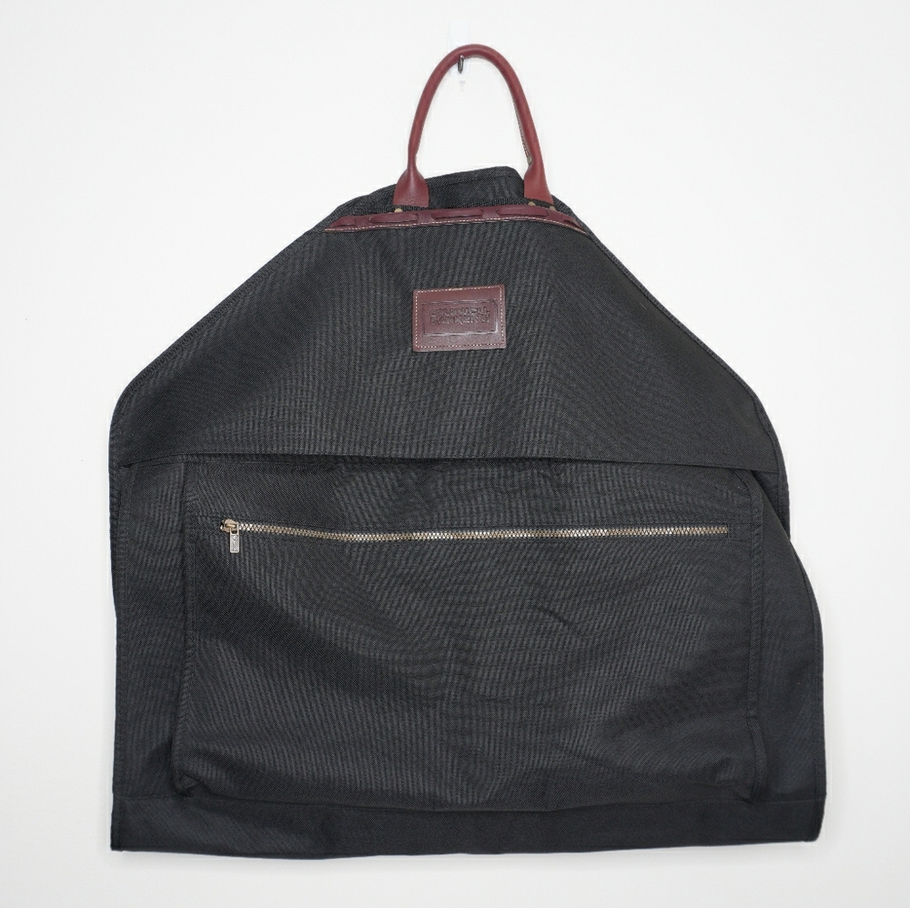 3) Atchison® Plaza Meridian Garment Travel Bag Leather Handle & Accents